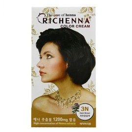 Richena Color Cream Dark Brown 3N / 리체나 칼라크림 어두운갈색 3N