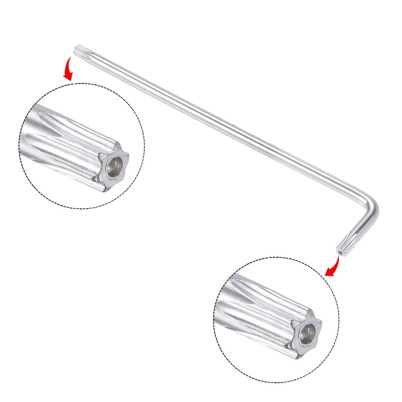 sourcing map T20 Anti Tamper Proof Torx Star Key Bit