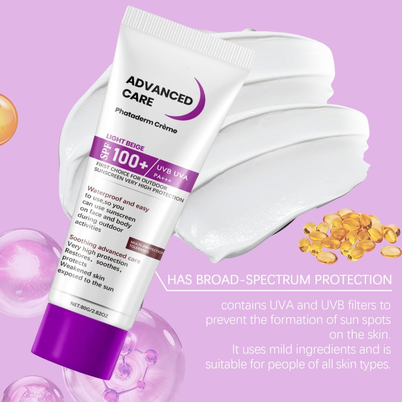 2pcs Spf 100 Sunscreen - Sun Cream Spf 100 -
