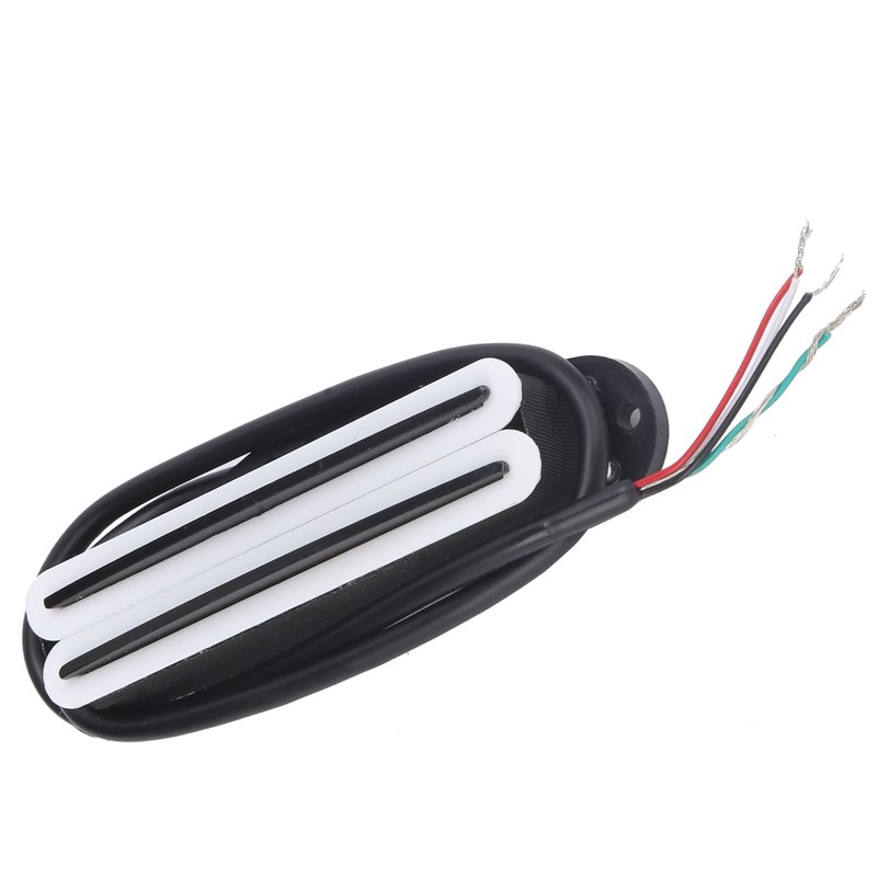 11K Dual Hot Rail Humbucker Pickup Ceramic Magnet ABS Electric
