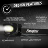 Energizer LED Rechargeable Headlamp (2-Pack), Black, LED Headlamp with Red