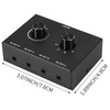 RESFNSE 4 Port Audio Switch, 3.5mm Audio Switcher, Stereo AUX