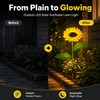 Solar Sunflower Garden Lights for Outdoor Decor – LED Lawn