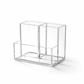 Registro b 3 Tier Clear Acrylic Pen Stand Accessory Storage