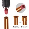 sourcing map 7Pcs Swaging Tool Drill Bit Set 1/4" 3/8"