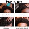 Hair Sponge for Curls, 2-Pack Black Styling Brushes for Afro