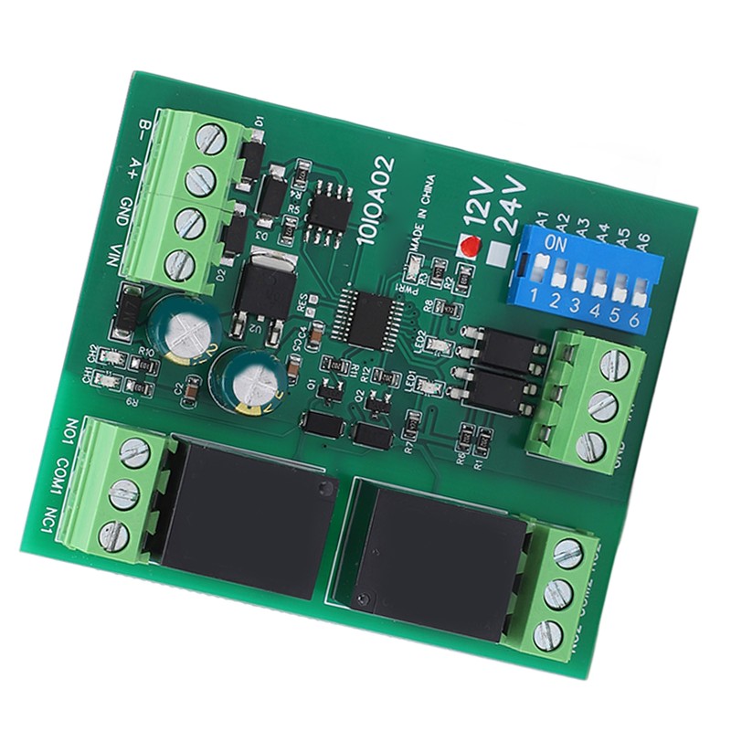 Relay Module 2 Channel RS485 Control Board Switch Controller DC