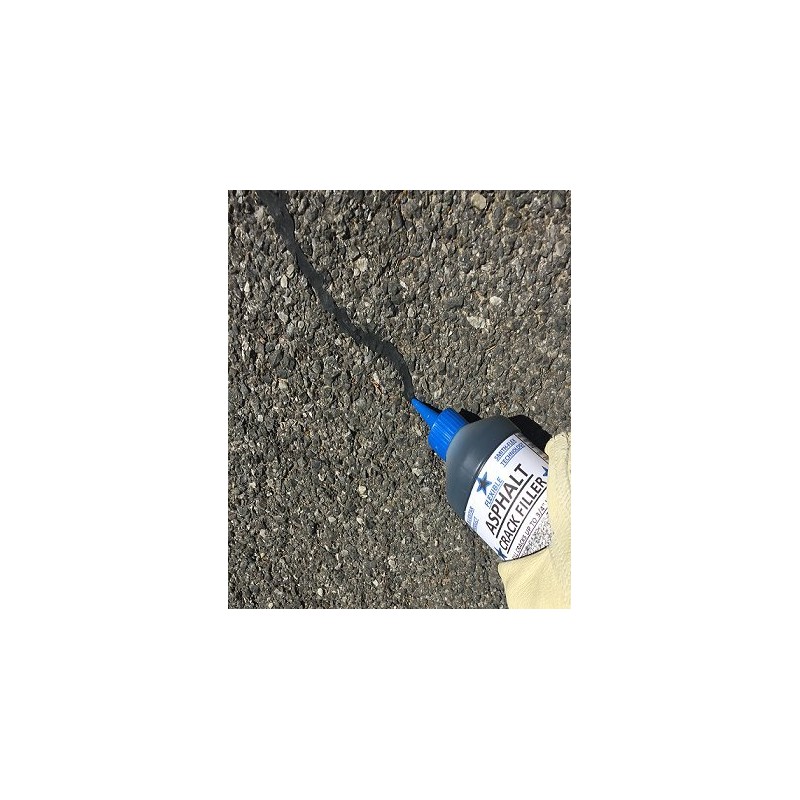 Bluestar Flexible Asphalt Crack Filler, DIY - No Special Tools
