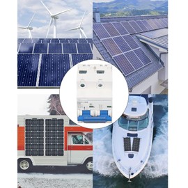 DIN Rail DC Circuit Breaker 500V DC Circuit Breaker Power Transfer Switch Miniature Circuit Breaker (80A)