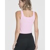 5 Pack Womens Square Neck Cute Crop Tank Top for