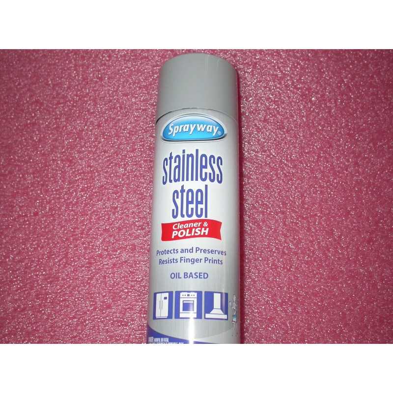 SPRAYWAY STAINLESS STEEL CLEANER & POLISH OIL BASED MADE IN