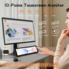 Upgraded 8.8 Inch Small Touchscreen Monitor, PC Temperature Display, PC