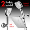 HotelSpa High Pressure 10.5 inch Square Rain – Handheld 3-way