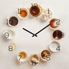 Wall Clock 30 x 30 cm Aluminium Dibond Kitchen Clock