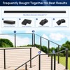 2 Pack Corner Connectors for 2"x1" Aluminum Handrail, 100mm x