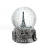 Zizo Paris France Eiffel Tower Snow Globe 65mm