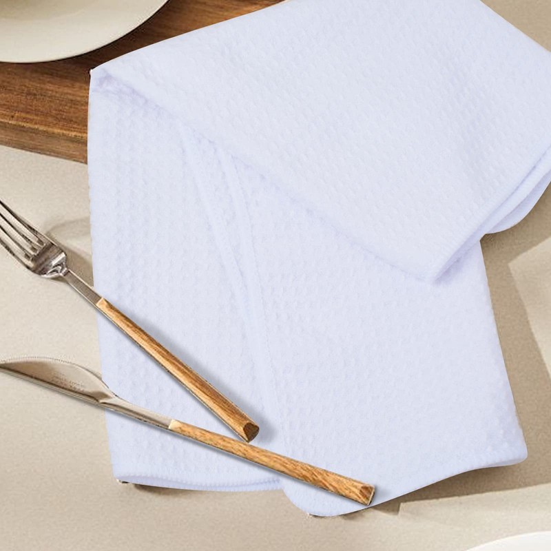 SINLAND Water Absorbent Microfiber Dish Wipes Waffle Towels Dish Cloths