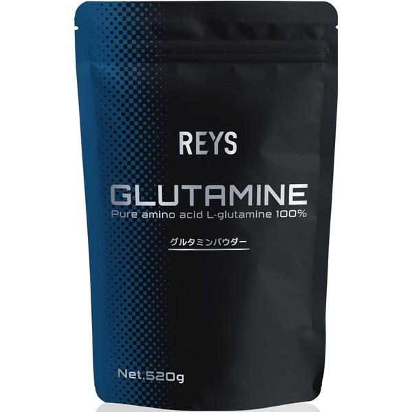 [Japanese Sports Supplements] REYS Glutamine Powder 520g Supervised by Noriaki