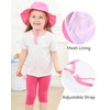Adorel Baby Sun Hat with Drawstring Summer Fishing Hat Summer
