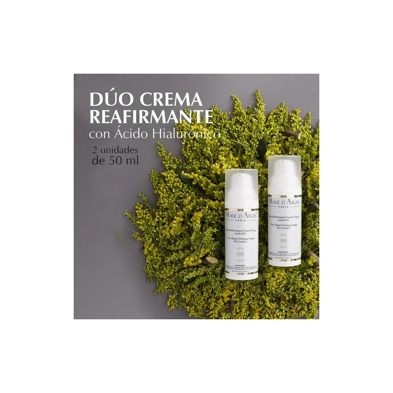 Marie dArgan Crema Reafirmante Facial Vegana con Ácido Hialurónico 50ml