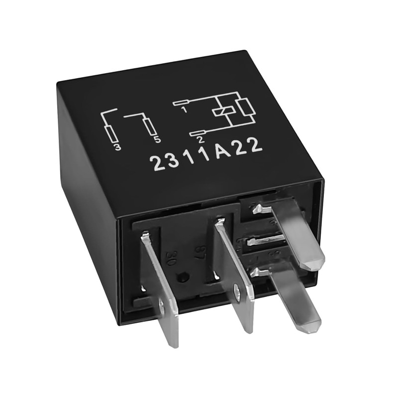 4-Pack Automotive Relay 8T2T-14B192-AB 12VDC 4-Pin Plug-in Replacement Compatible with