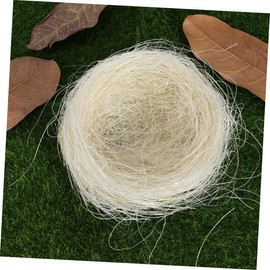 BESPORTBLE DIY Chicken Nest Ornament Set 6pcs Artificial Chicken Coop Decor for Home Easter Decor White