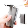 SAMCOS Portable Ashtray Full Black Portable Keychain with Carabiner Ashtray