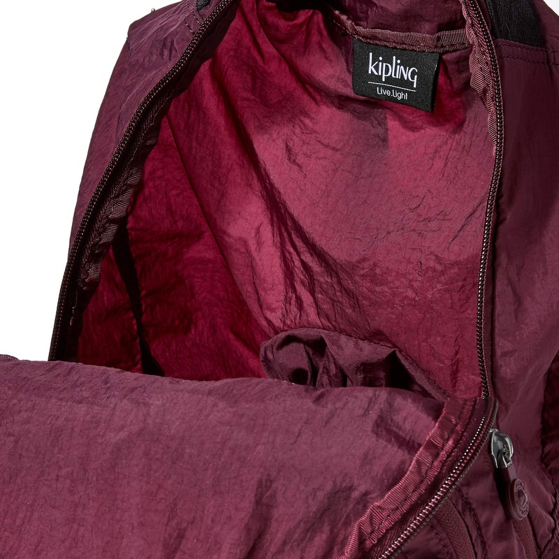 Kipling Women's Seoul Packable Bag, Plum Light