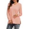 YUCOLEN Women’s Long Sleeve Tunic Fall Tops V Neck Loose