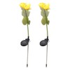 2Pcs Sunflower Solar Lights IP65 Waterproof Low Power Consumption LED