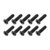 METALLIXITY 150pcs M3 x 12mm Phillips Flat Head Screws Carbon