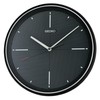 Seiko QXA816KRH Geometric Dial Non Ticking Wall Clock, Black, 13