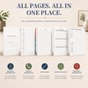 Address Book with Alphabetical Tabs, A5 Hardcover Telephone & Address