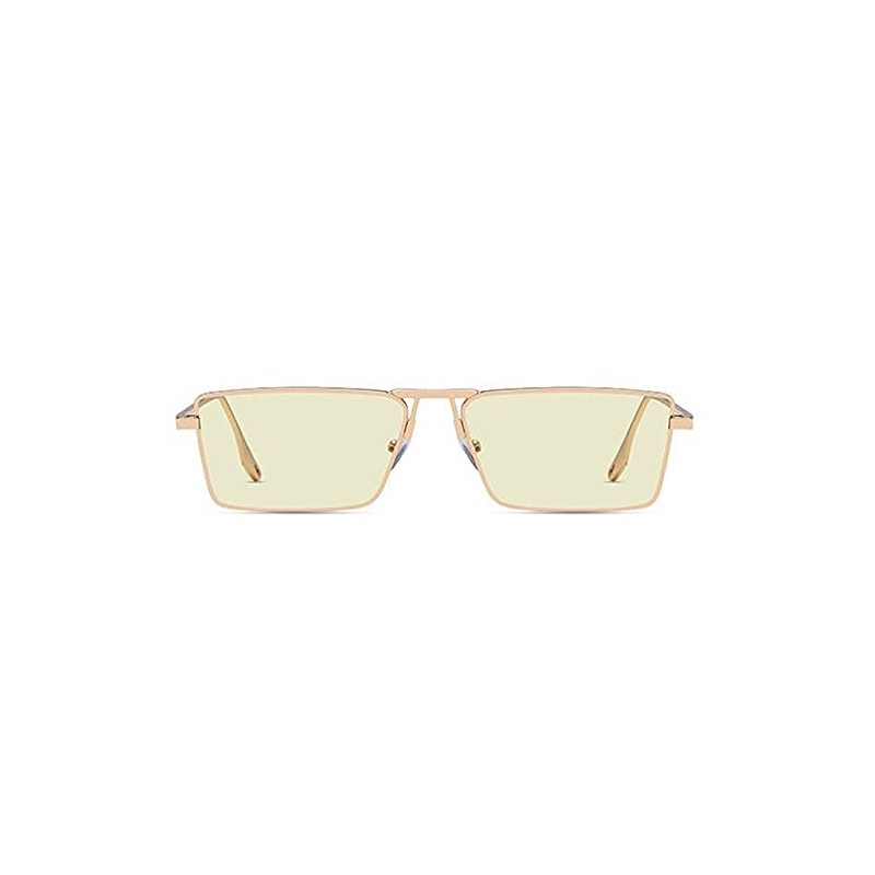 meSmart Ladyram Vintage Square Men's Women's Metal Frame Sunglasses Stylish
