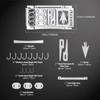 Hukado 7PCS Survival Card Multitool Camping Kit with Fishing Line