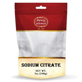 Sodium Citrate Powder 7 Ounce - Food Grade, Non-GMO - Emulsifier for Cheese, Spherification, and Molecular Gastronomy Cooking