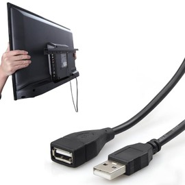 Roku USB Power Extender Cable - Smart TV Wall Mount USB Port Extender for Fire TV & Roku Streaming Stick+