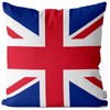 VOID England Great Britain Polyester Cushion Cover Flag Fan Cushion