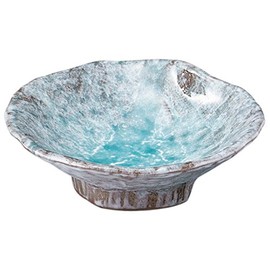 Sanpoto Banko Ware 06182-2 Mouth Remover, Blue Love, Set of 2