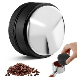 Zyluniy Coffee Distributor, 58 mm Coffee Distributor, rostfreie Stähle Barista Accessories, Schwarz – Professioneller Kaffeebohnenverteiler für Espresso, Gleichmäßige Extraktion