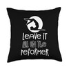 Leave It All On The Reformer - Pilates Throw Pillow