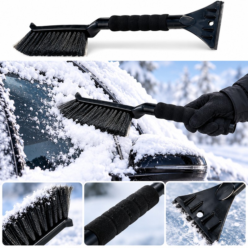Double Head Car Snow Removal Shovel 2 in 1 Ice