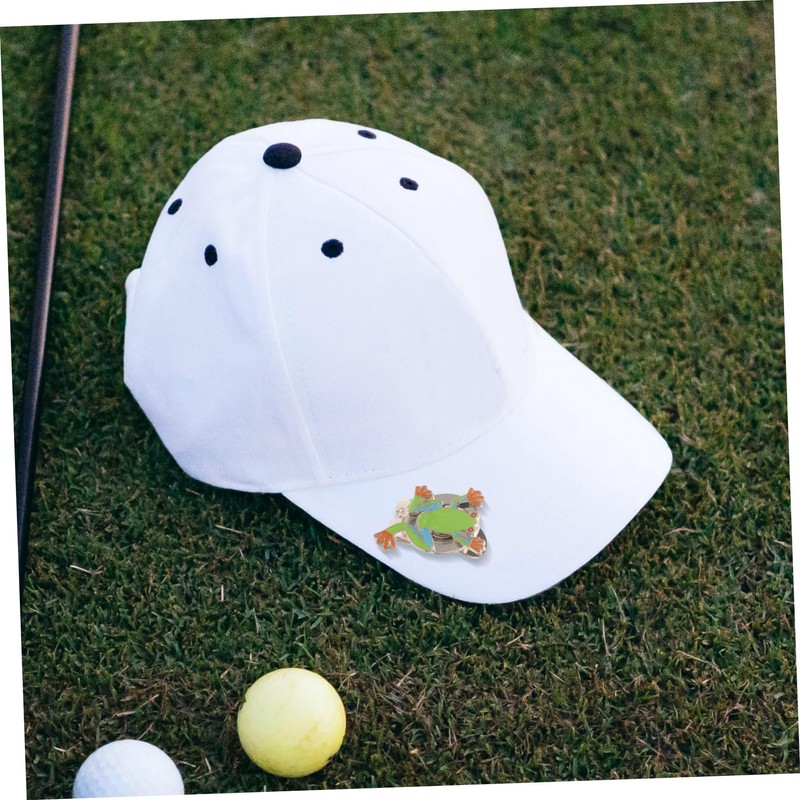 KOMBIUDA Frog Shape Golf Hat Clip Durable Decorative Marker for