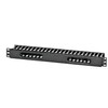 AEONS 1U Cable Management Horizontal 19-inch Rack Mount Cable Manager