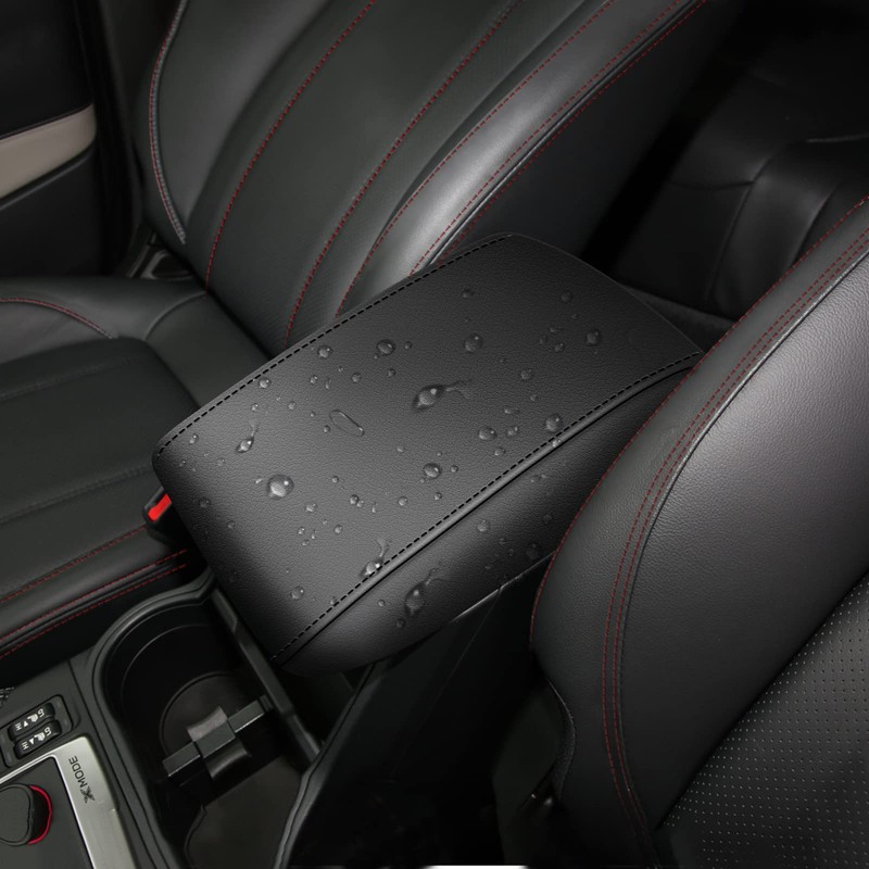 AOMSAZTO Armrest for 2019-2024 2025 Subaru Forester Black Console Covers