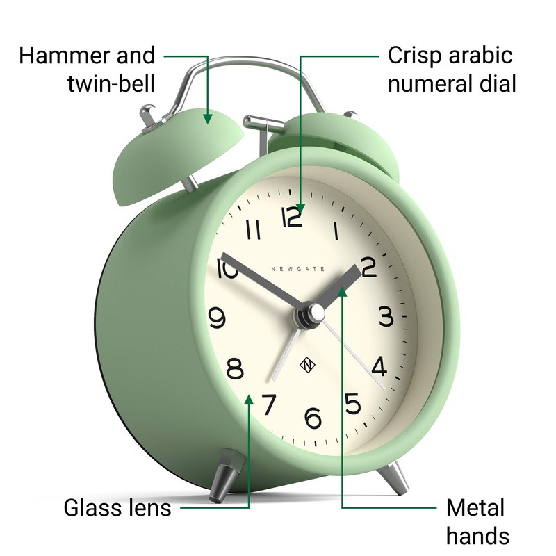 NEWGATE® Charlie Bell Echo Alarm Clock | Modern take on
