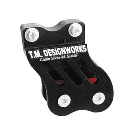 TM Designworks Chain Guide With Dual Rollers Black TRX450R