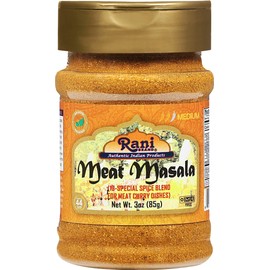 Rani Meat Curry Masala 21-Spice Blend 3oz (85g) PET Jar ~ All Natural | Vegan | No Colors | Gluten Friendly | NON-GMO | Kosher | Indian Origin