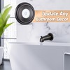 Dreyoo Metal Tub Spout Cover Ring with Foam Gasket, Oil
