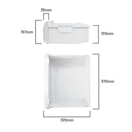 Reliapart Compatible for Haier BN, HRF-265F Series Freezer Drawer Assembly 0060800072